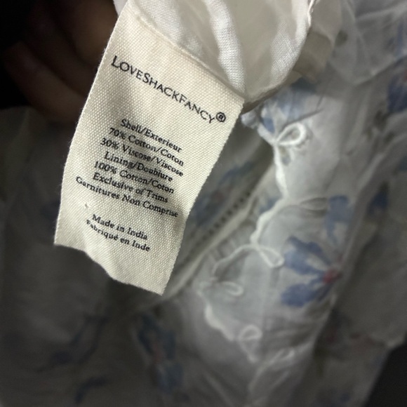 LOVESHACKFANCY Valina Maxi Dress Flutter Sleeve floral cotton coquette XS 0/2 - Picture 10 of 15